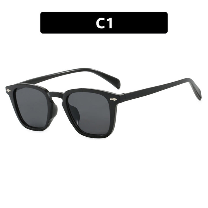 Women’s modern square sunglasses with mirrored UV protection Bowlift