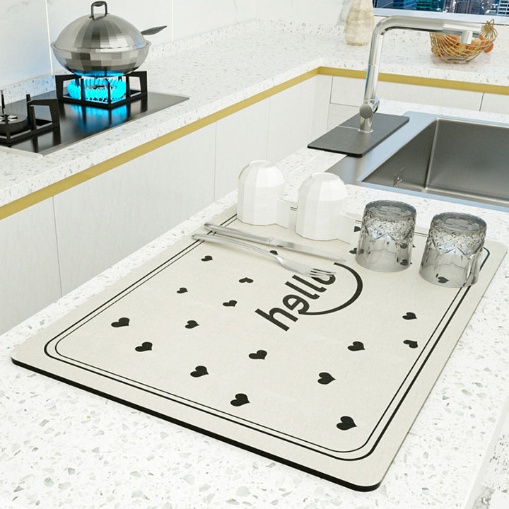 Kitchen Decor Drying Mat