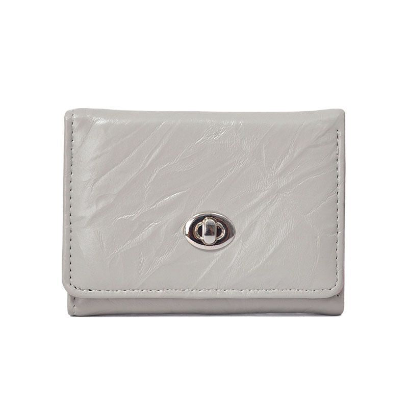 Elegant Textured Leather Wallet Bowlift