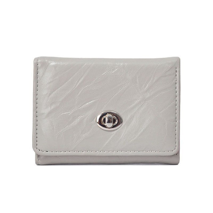 Elegant Textured Leather Wallet Bowlift