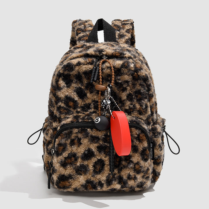 Stylish Faux Fur Backpack