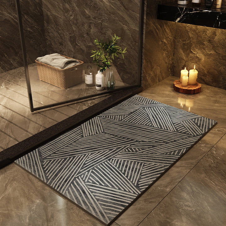 Abstract Geometric Bath Mat