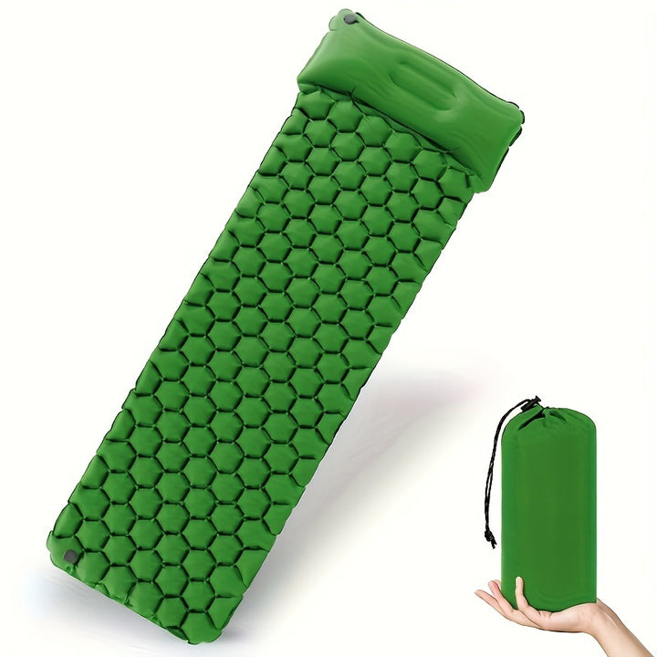 Inflatable Comfort Camping Mat With Ergonomic Air Cushions Bowlift