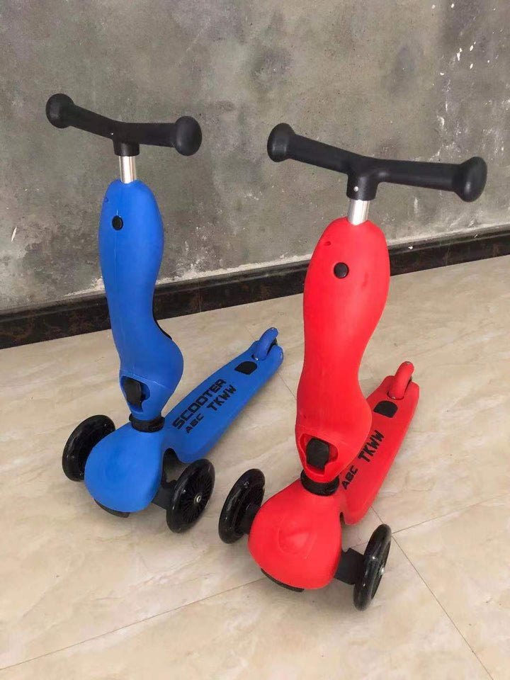 Innovative Lean-to-Steer Kick Scooter Bowlift
