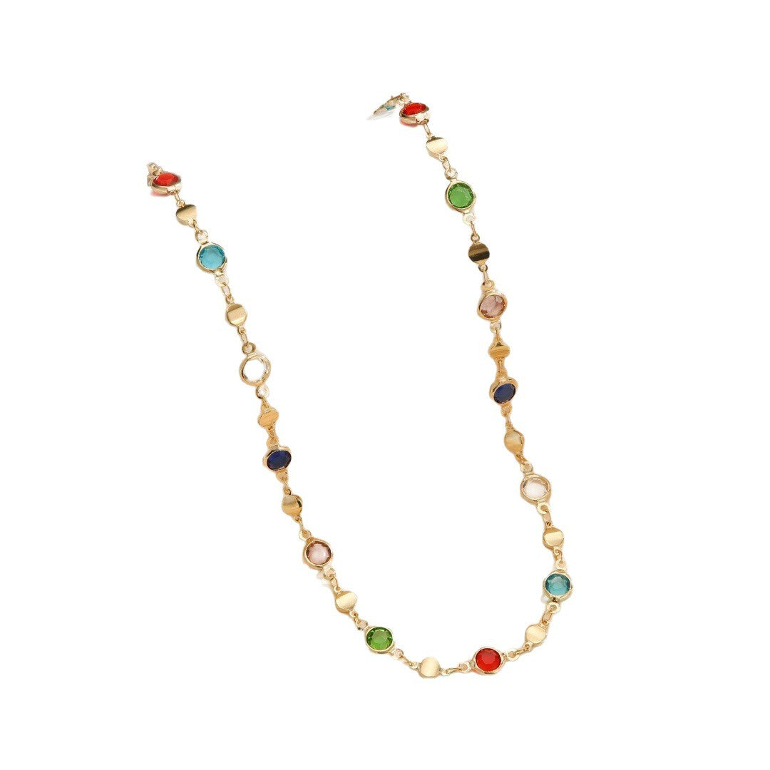 Colorful Gemstone Eyewear Chain Bowlift