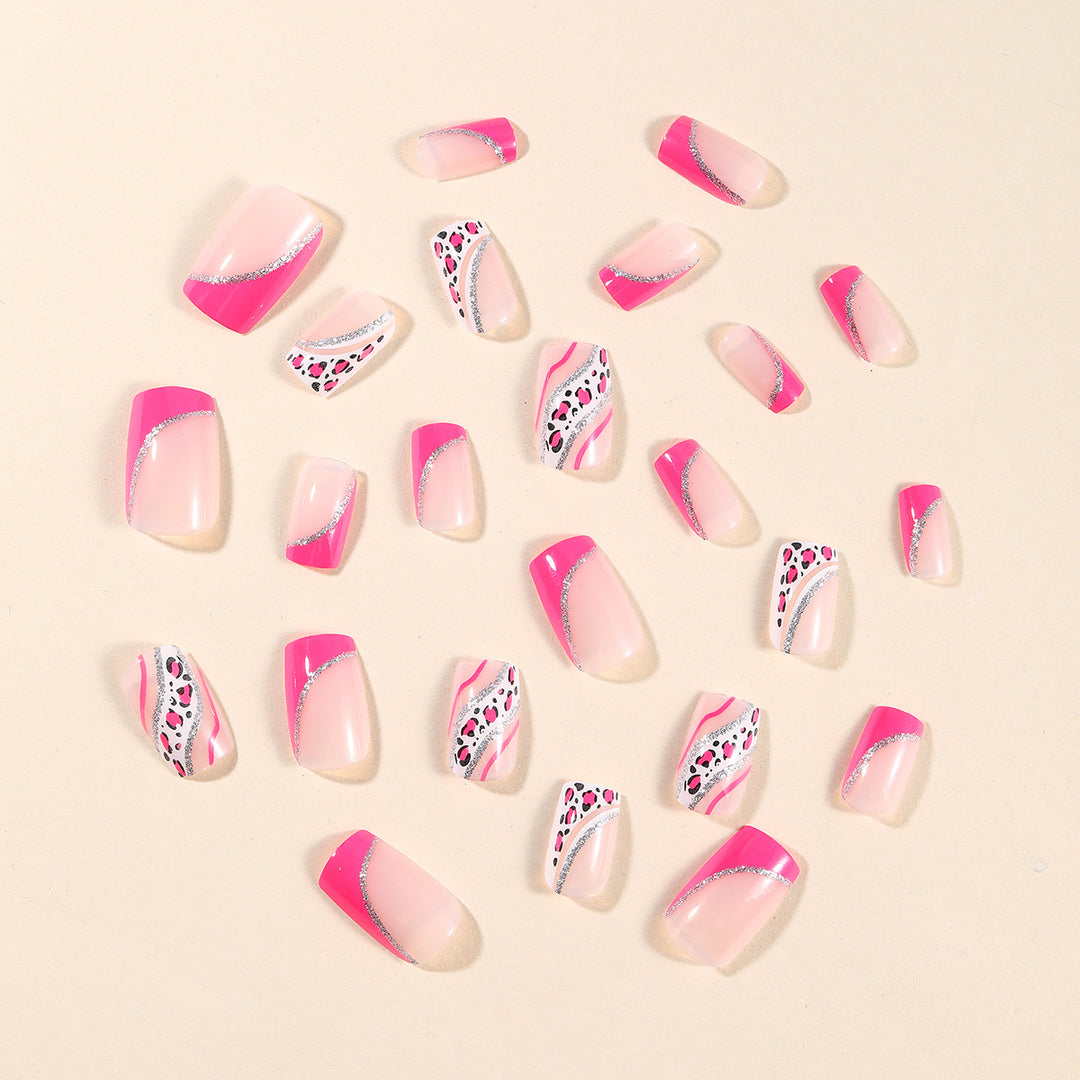 Stylish Animal Print Nail Art Set Bowlift