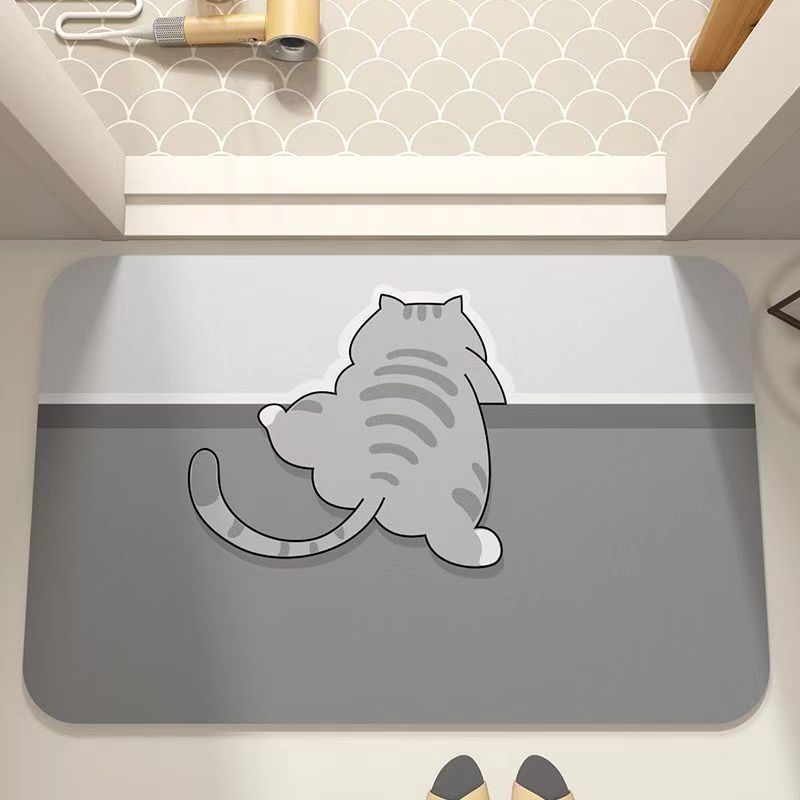 Cute Animal-Themed Floor Mat