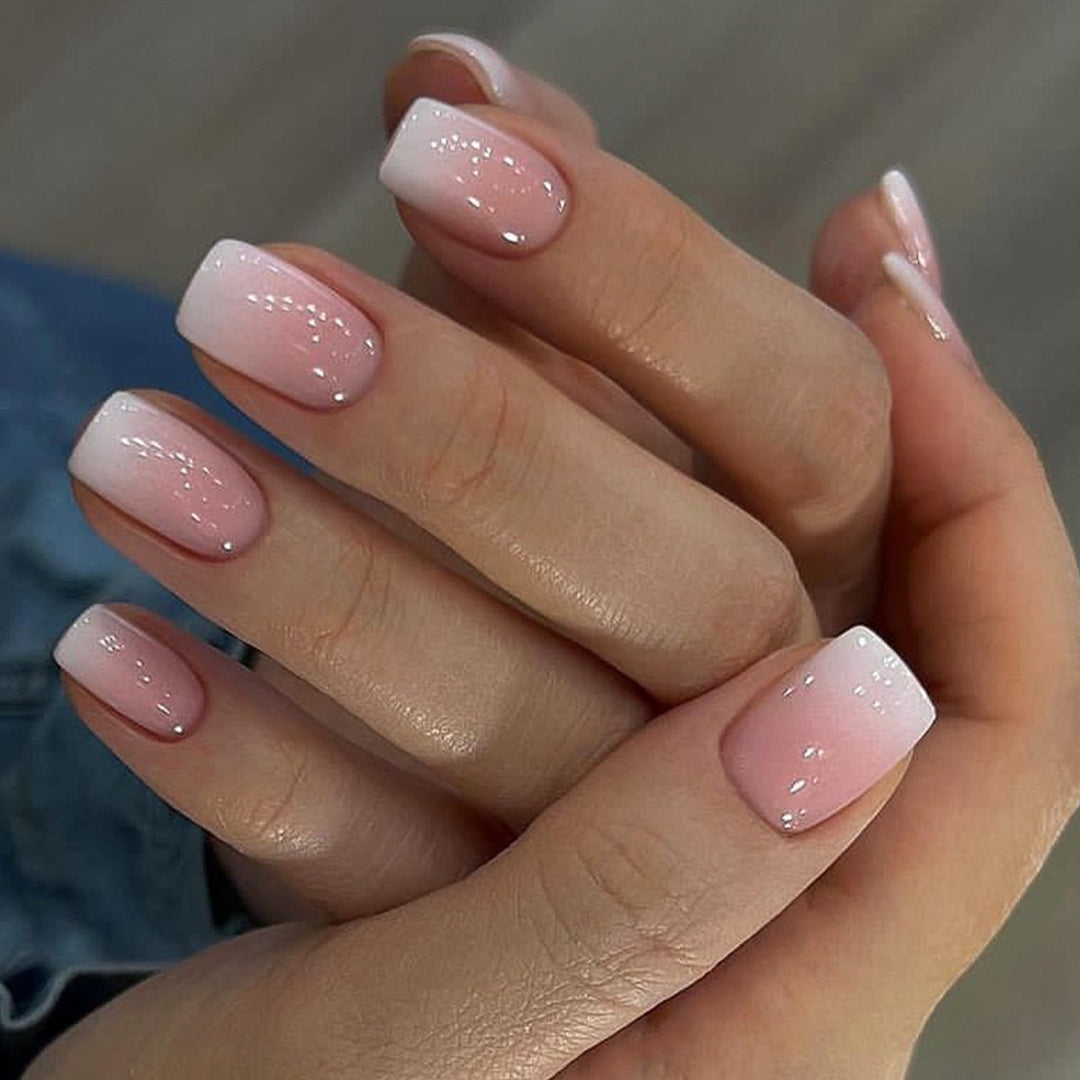 Glossy Ombre Nail Art Extensions Bowlift