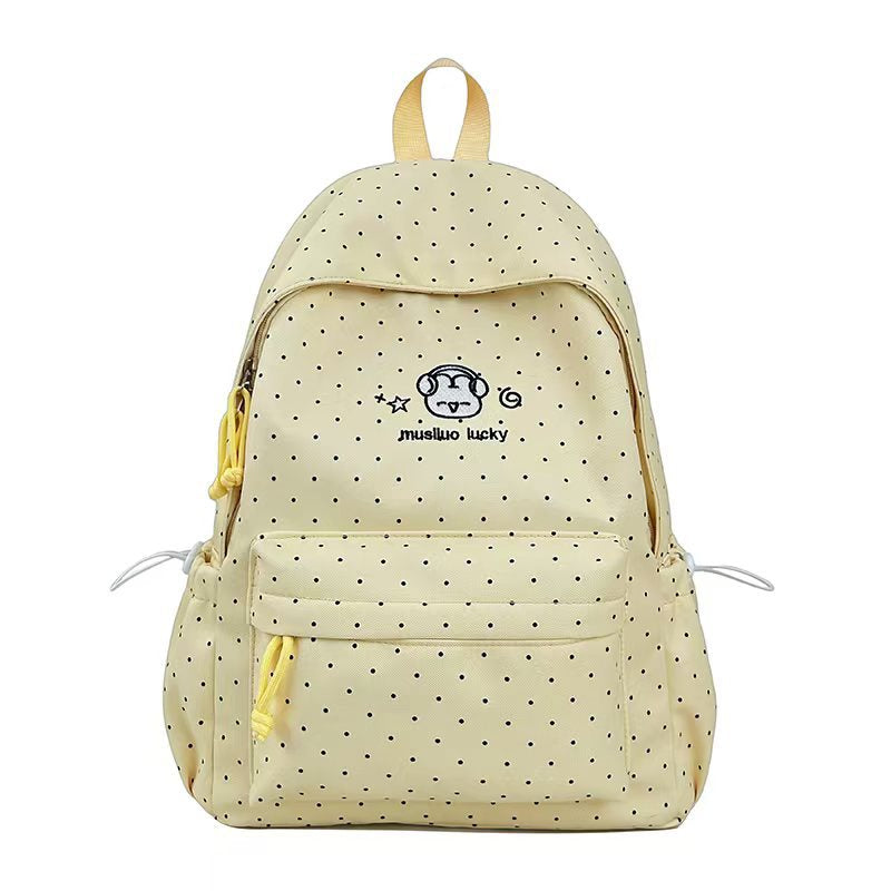 Polka Dot Design Backpack Bowlift
