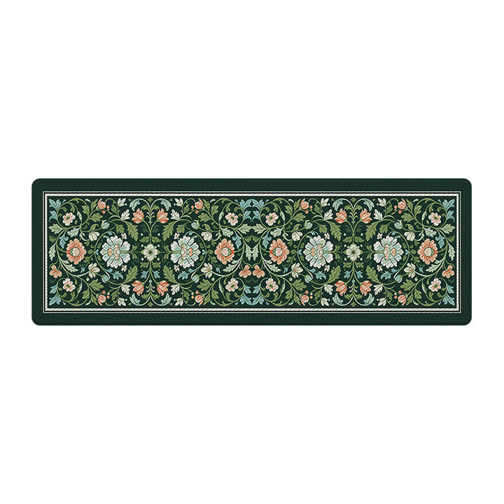 Floral Pattern Kitchen Comfort Mat Set Bowlift