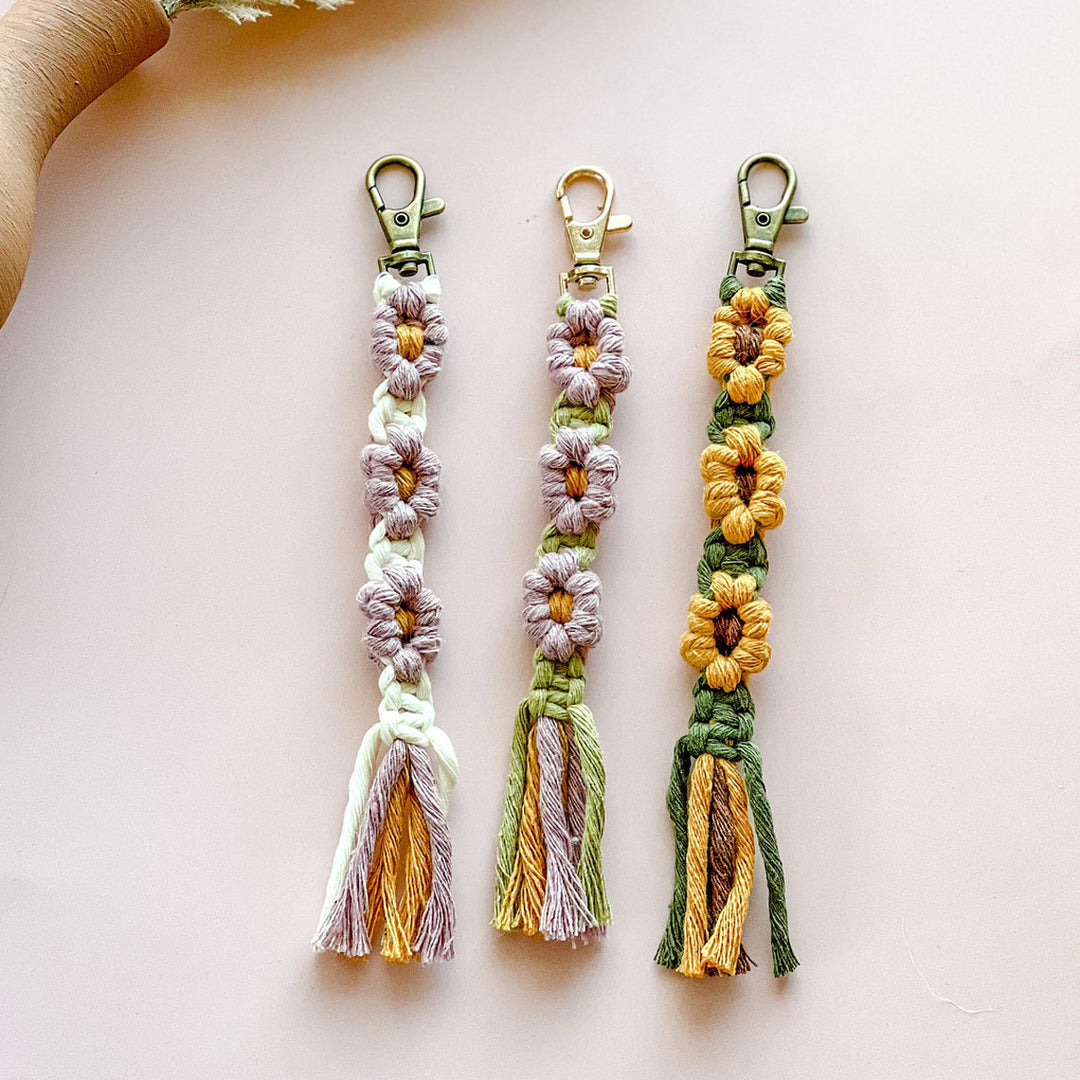 Macrame Tassel Keychain Bowlift