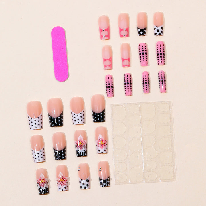 Artistic Floral Nail Art Bowlift