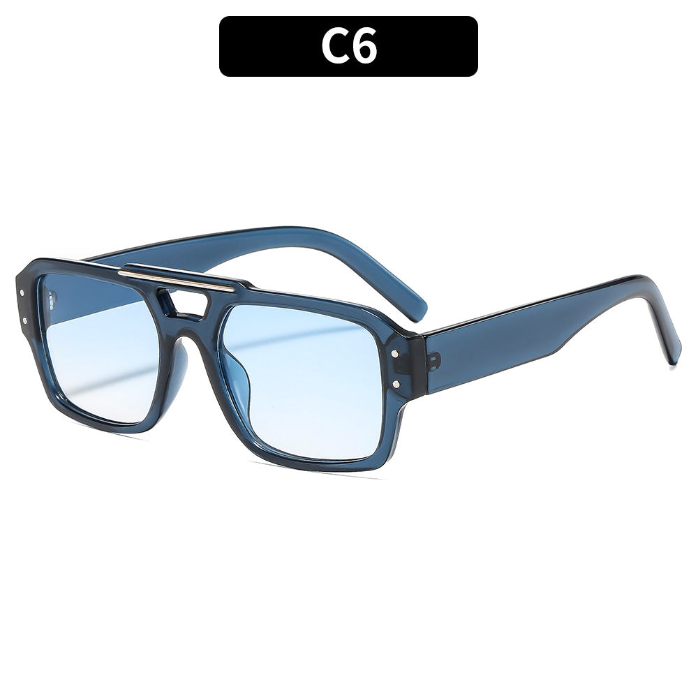 Futuristic Angular Square Sunglasses