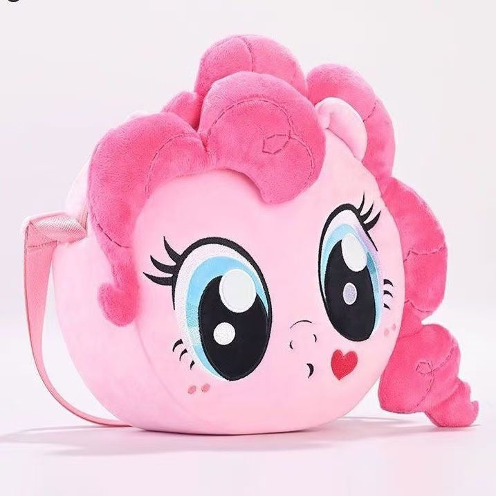 Plush shoulder bag with character design Bowlift