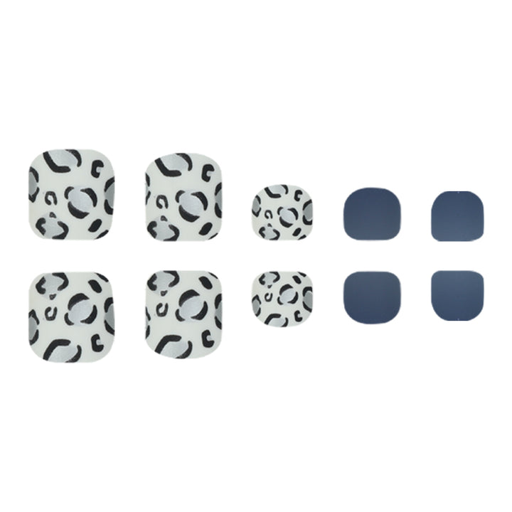 Stylish Leopard Print Press-On Toe Nails Bowlift