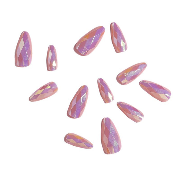 Glamorous Rhinestone-Accent Press-On Nails Bowlift