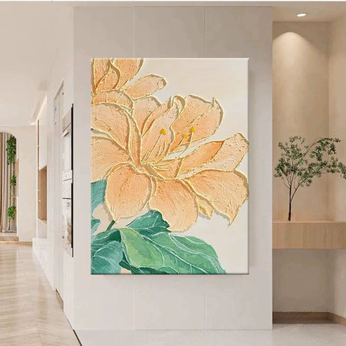 Floral Texture Canvas Artwork