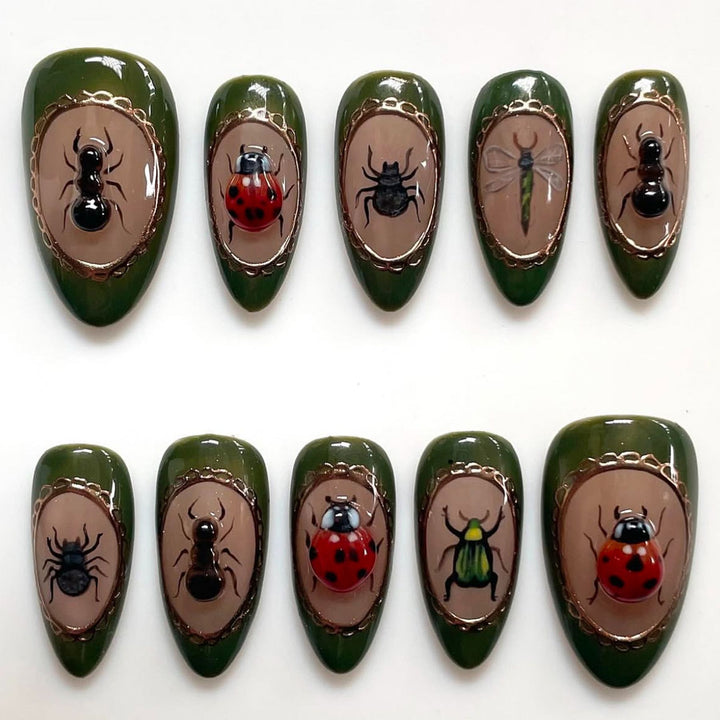 Thematic Artisan Press-On Nail Set Bowlift