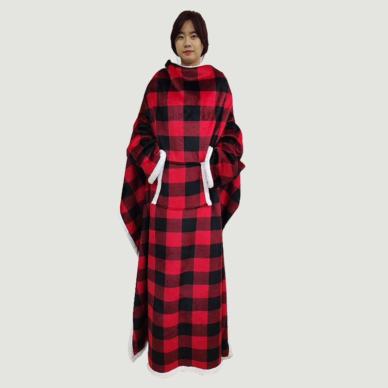 Ladies Cozy Oversized Poncho Blanket Bowlift