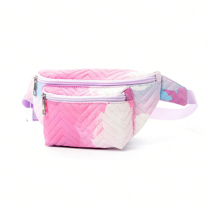 Waist bag with heart-shaped design and multiple compartments Bowlift