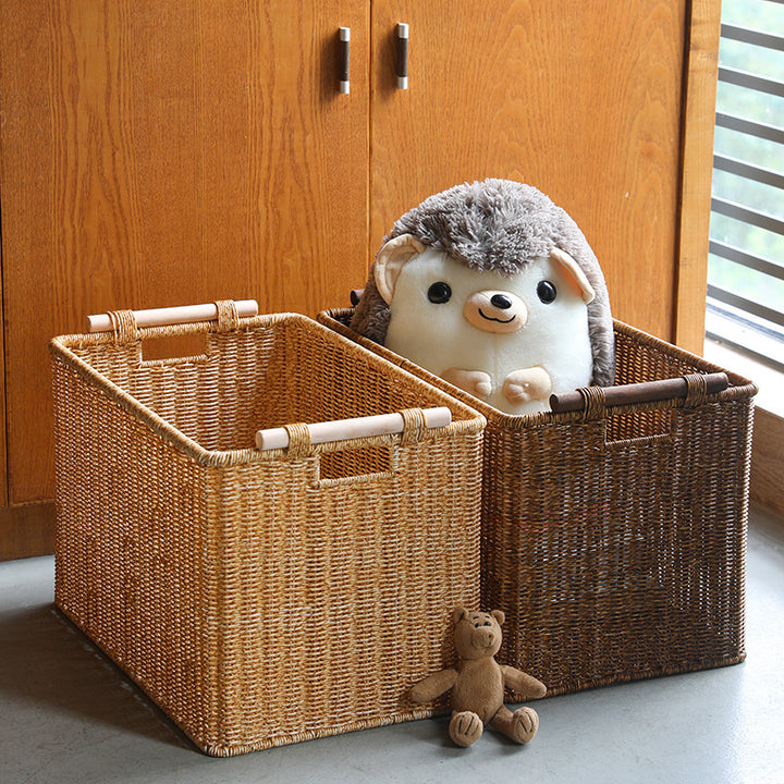Natural Fiber Storage Basket Bowlift