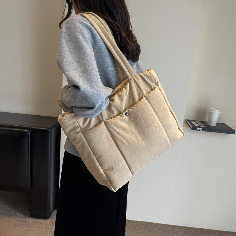 Quilted Multi-Functional Tote Bag Bowlift