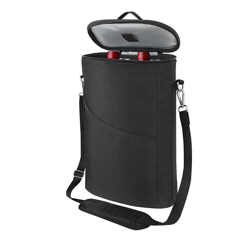 Stylish wine bag with insulated interior Bowlift