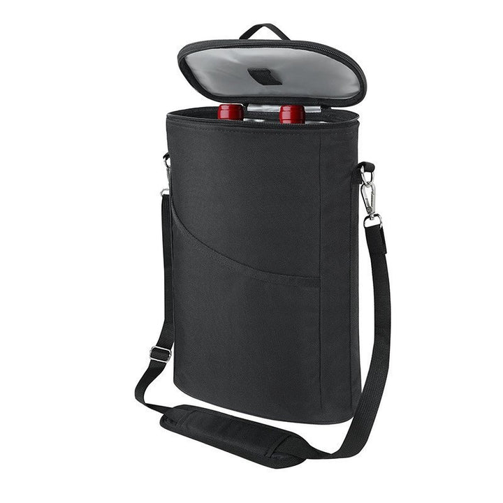 Stylish wine bag with insulated interior Bowlift