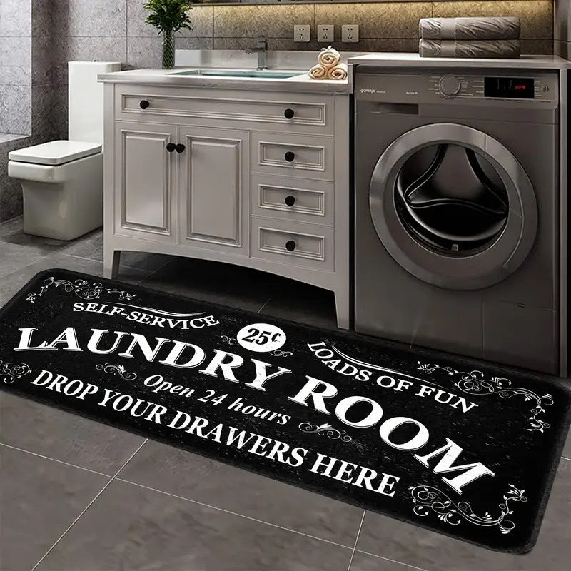 Vintage Laundry Room Mat