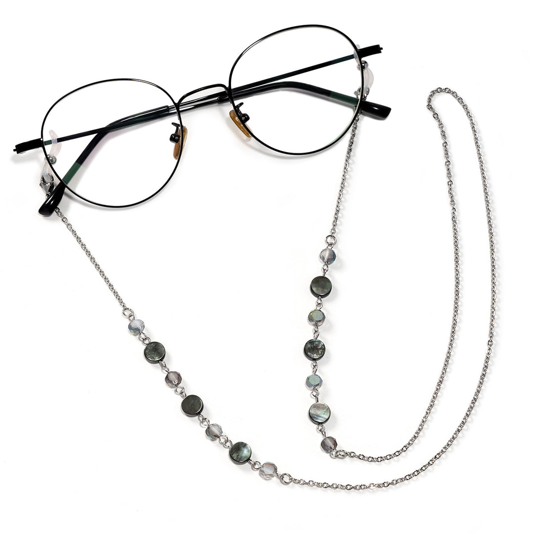 Elegant Crystal Beaded Eyewear Chain Bowlift