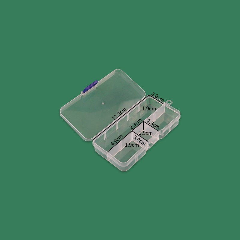 Transparent Multi-Division Storage Organizer Bowlift