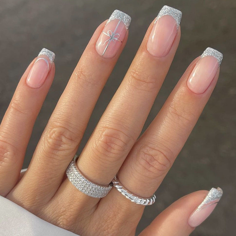 Chic Decorative Press-On Nail Set Bowlift 1788495535