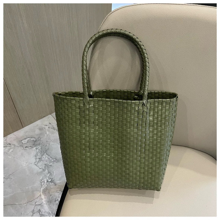 Handmade Tote Bag Made of Woven Material Bowlift