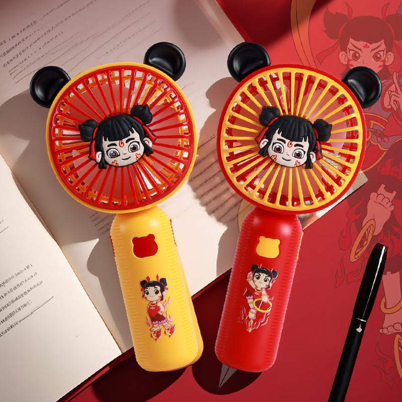 Unisex Portable Kids Fan with Playful Design Bowlift