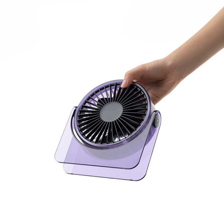 Unisex compact portable USB fan with adjustable head and quiet motor Bowlift