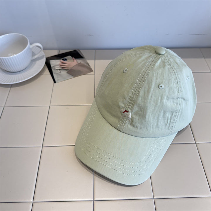 Women's Casual Washed Cotton Baseball Cap Bowlift
