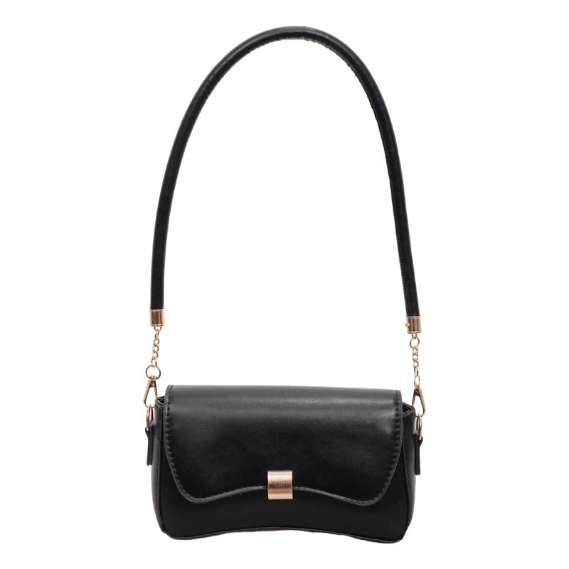 WoElegant Faux Leather Evening Clutch Bowlift