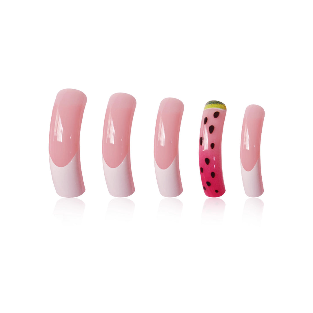 Glamorous 3D Long Stiletto Press-On Nails Bowlift