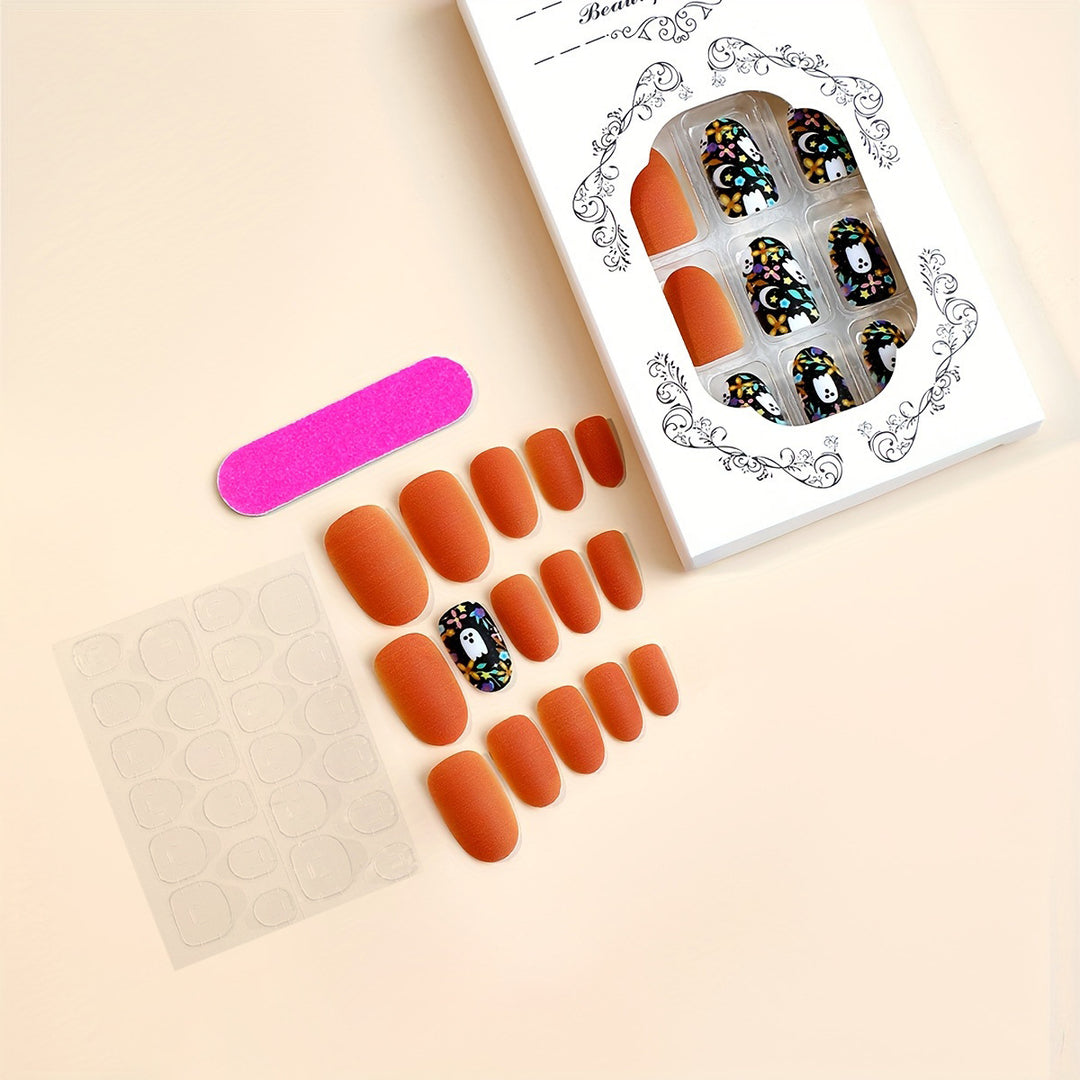 Artificial nail set with elegant French tips Bowlift