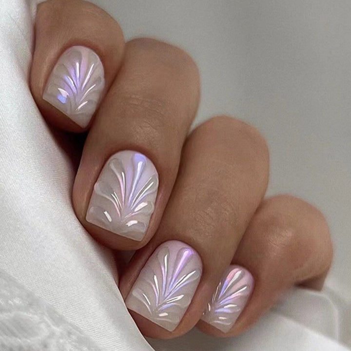 Elegant Textured Nail Design Bowlift