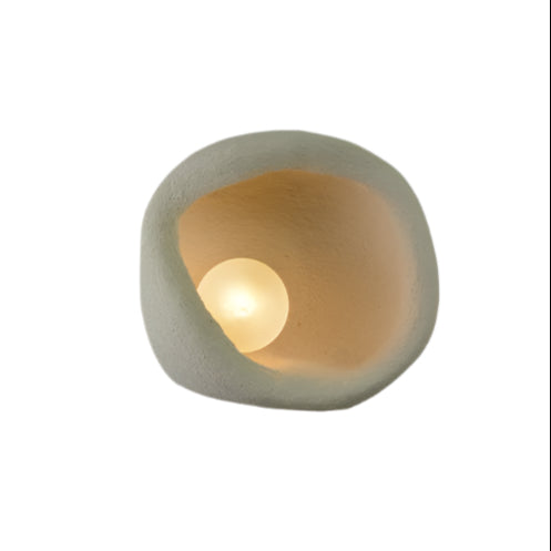 BowLift | Wall lamp made of Polystyrene in Wabi-Sabi Style