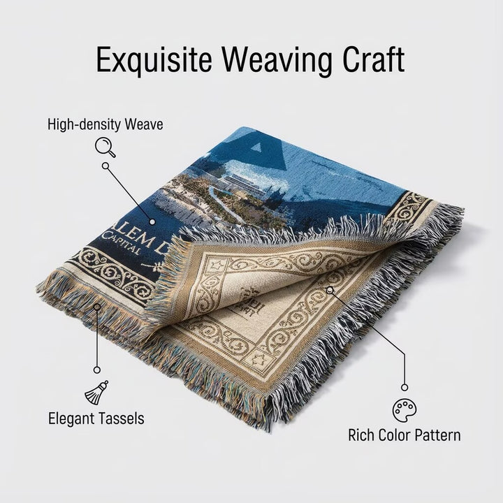 Ornate Decorative Tapestry Blanket