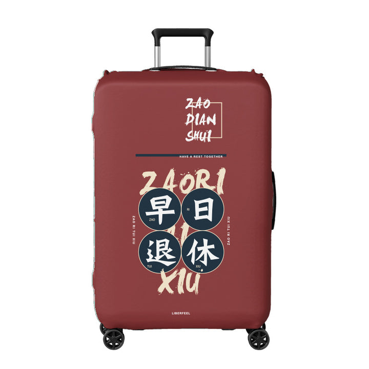 Women Suitcase Cover with Floral Patterns Bowlift