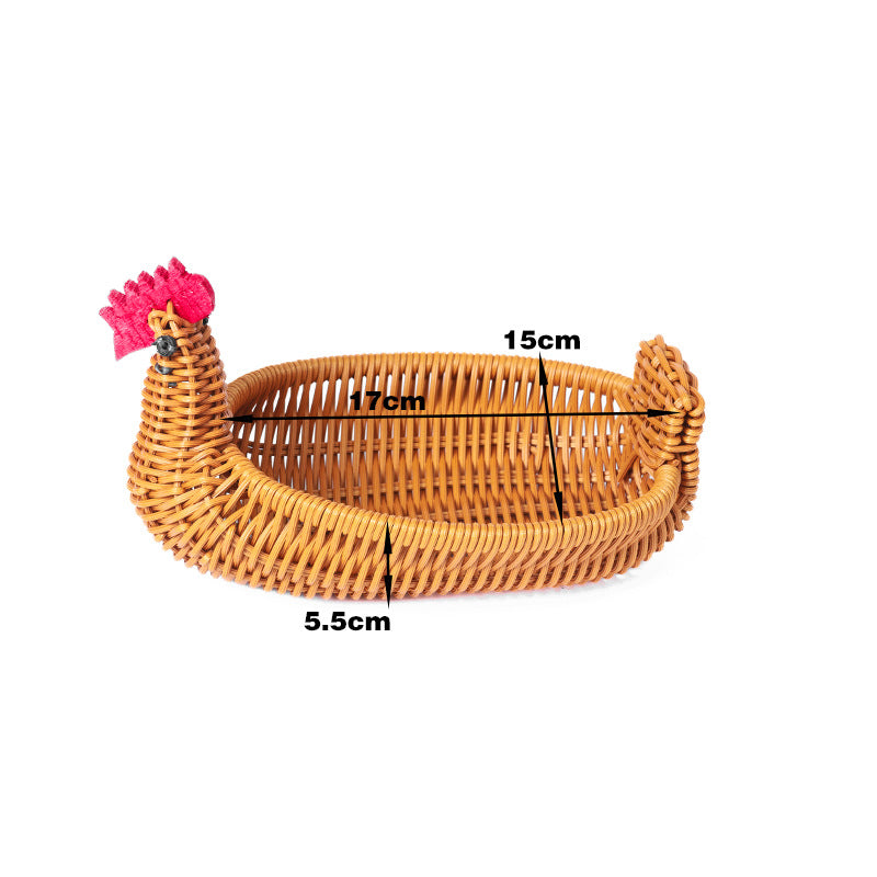 Decorative Wicker Duck Bowlift