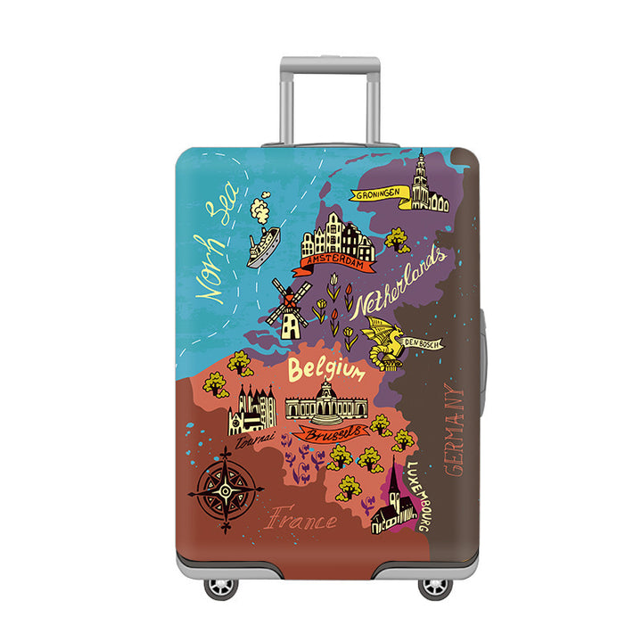 Cartoon Cat Design Hard Shell Luggage Bowlift