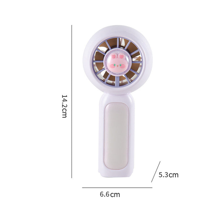 Women Portable Hand Fan with USB Charging Function Bowlift