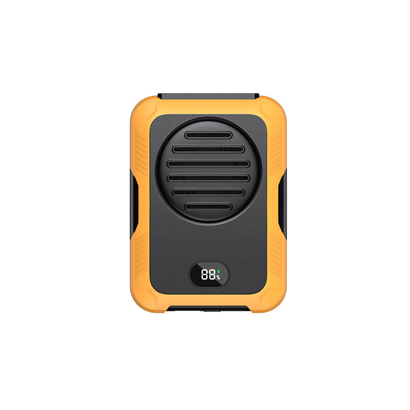 Women portable, hands-free mini fan with digital display Bowlift