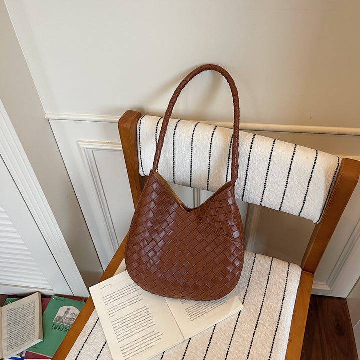 WoWoven Leather Hobo Bag Bowlift