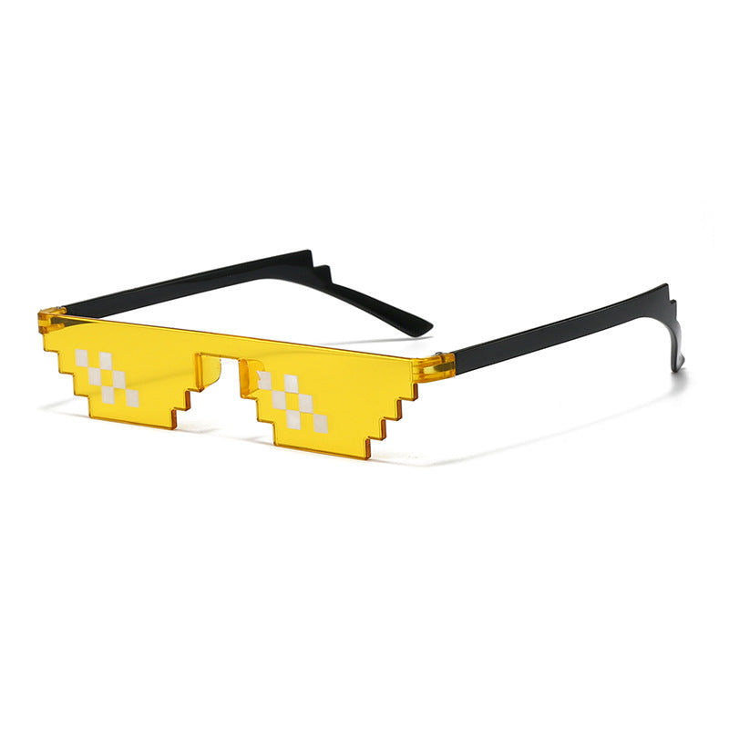 Pixelated Geometric Sunglasses