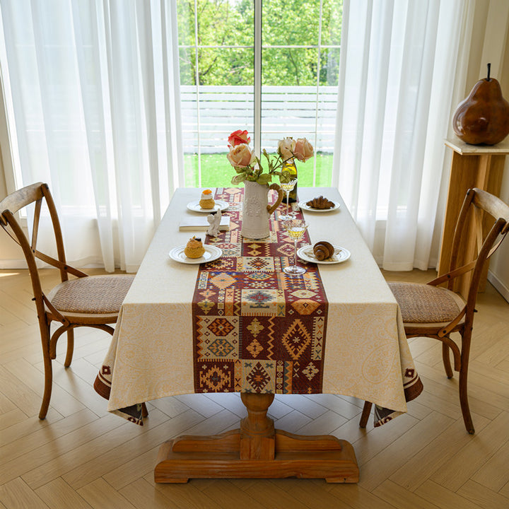 Floral Pattern Tablecloth